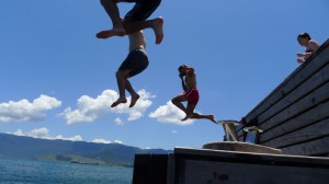 Jumping off the Docks Jumping off the Docks
