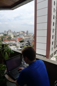 Christian on the Dimagi Brazil deck Christian on the Dimagi Brazil deck